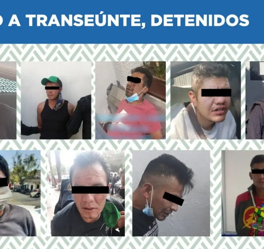 Detenidos por asalto a transeúnte