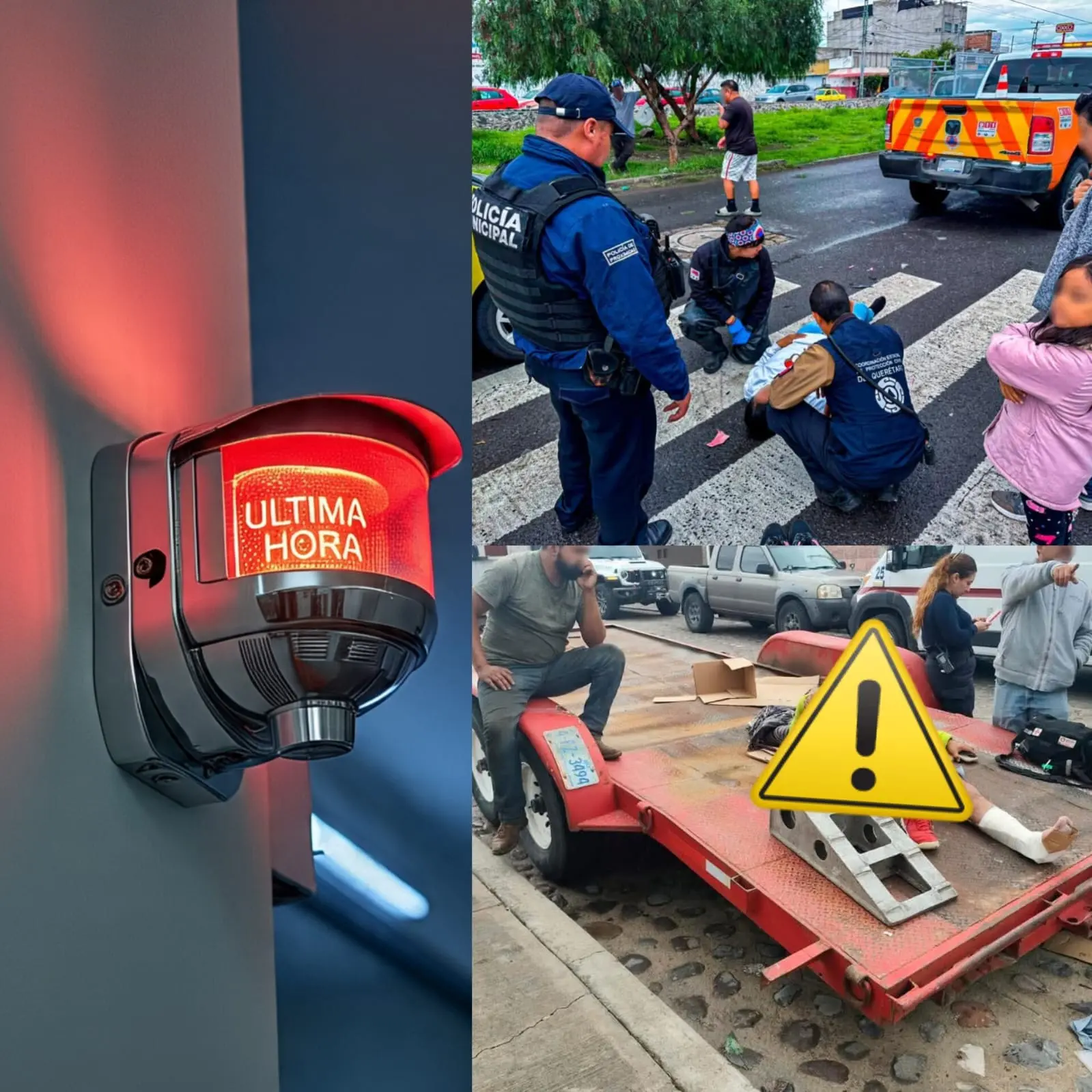 Accidente en obra de construcción deja dos lesionados tras