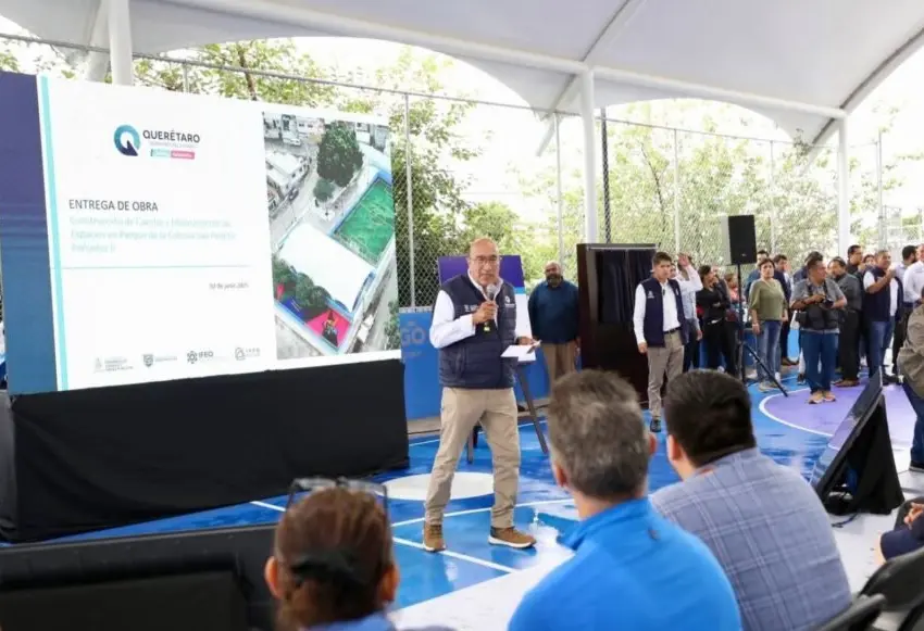 Entrega SDUOP obras de mejoramiento en parque de San Pedrito Peñuelas