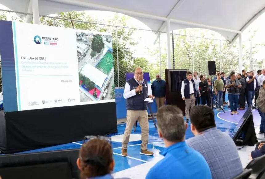 Entrega SDUOP obras de mejoramiento en parque de San Pedrito