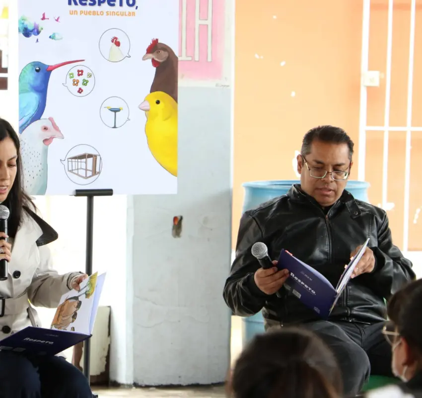 IEEM presentó libro infantil sobre democracia en Temoaya