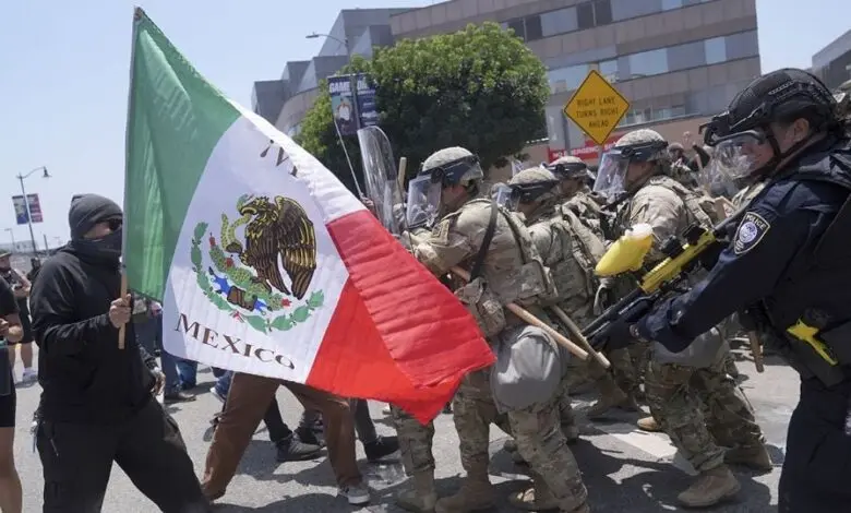 Imponen toque de queda en Los Ángeles tras protestas migrantes