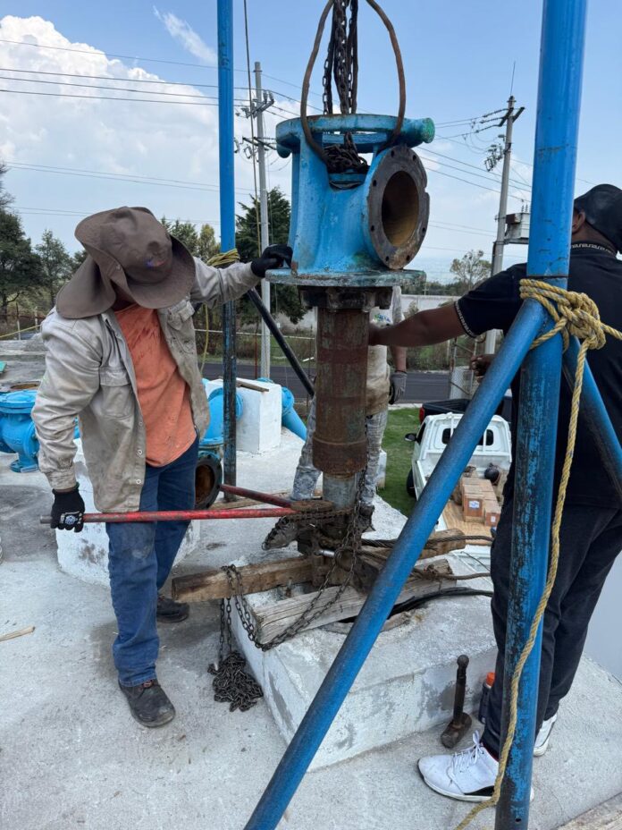 Instalan nueva bomba de agua en Almoloya de Juárez - Primero Editores