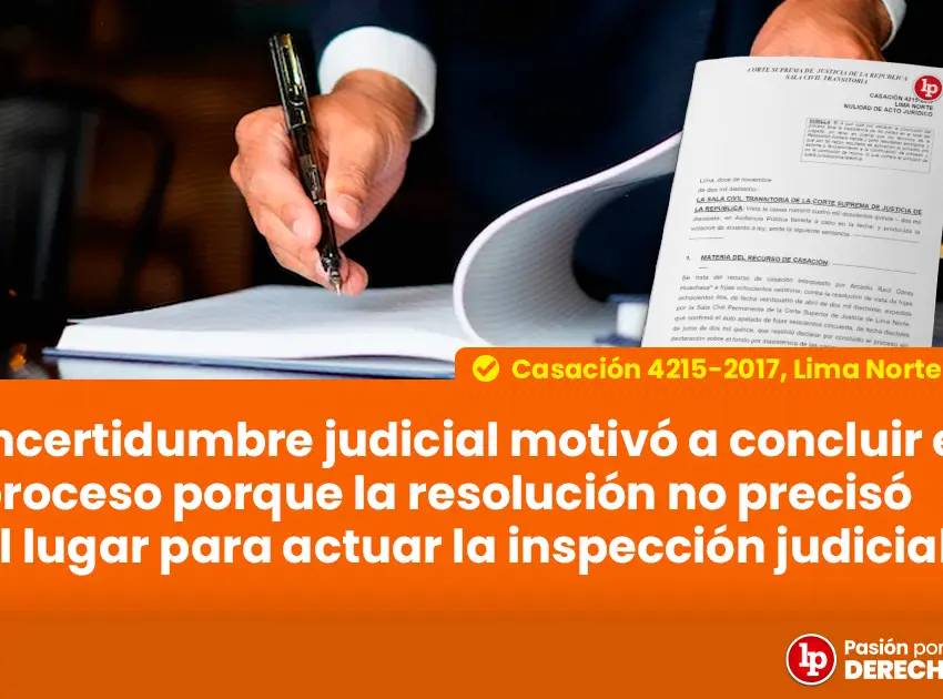 La incertidumbre judicial