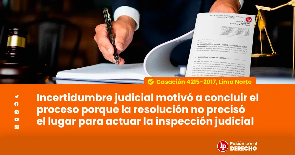Incertidumbre judicial motivó a concluir el proceso porque la