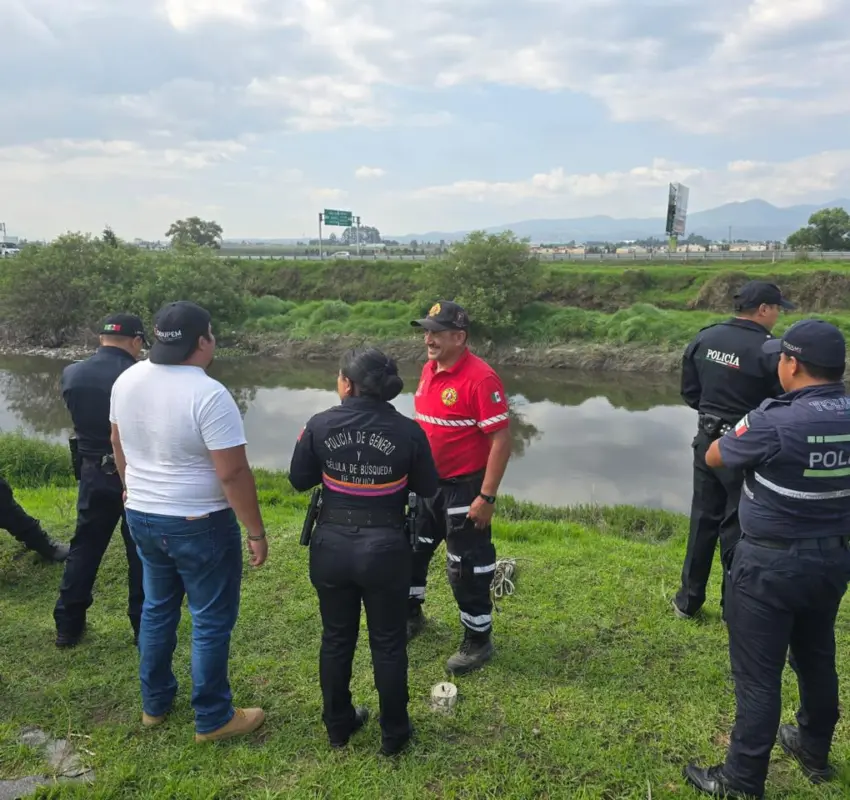 Localizaron cuerpo de hombre en río Verdiguel en Toluca