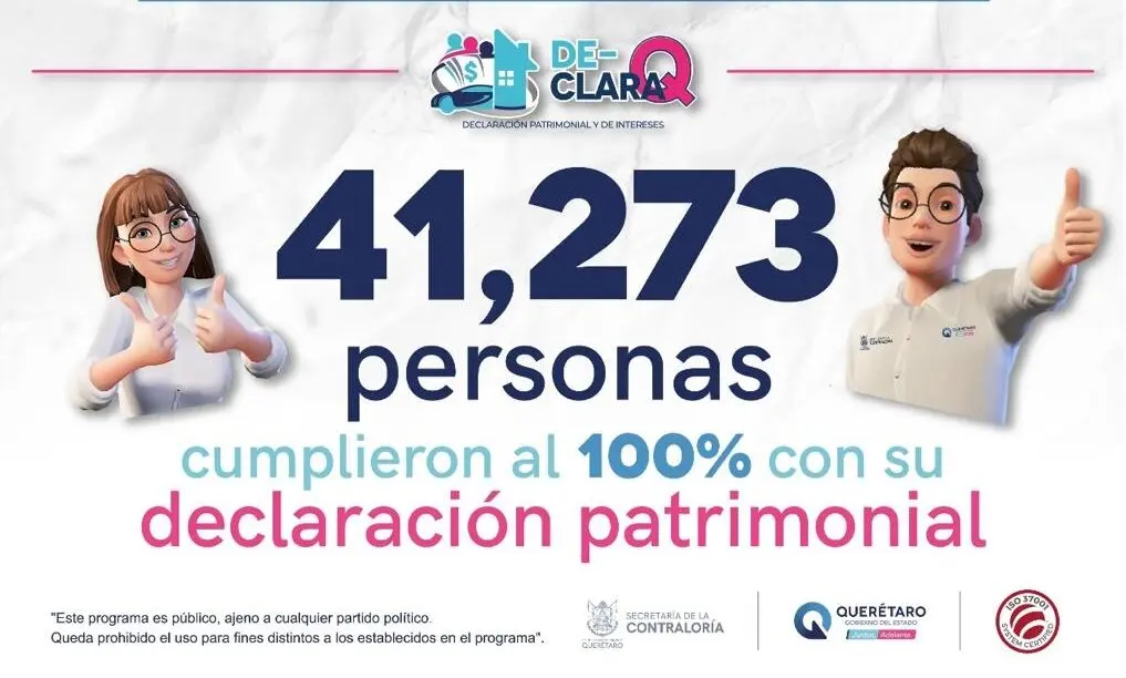 Logra Querétaro que el 100 de los funcionarios públicos