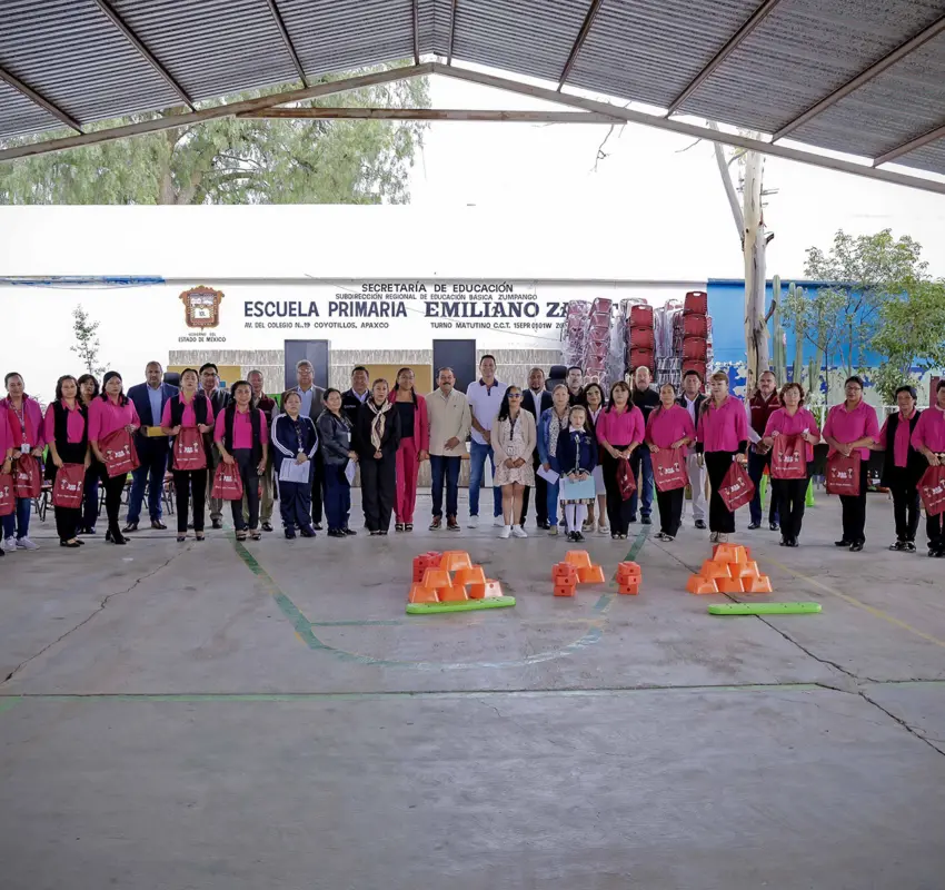 Mejoran escuelas con 6.3 MDP en Apaxco y Hueypoxtla Edoméx