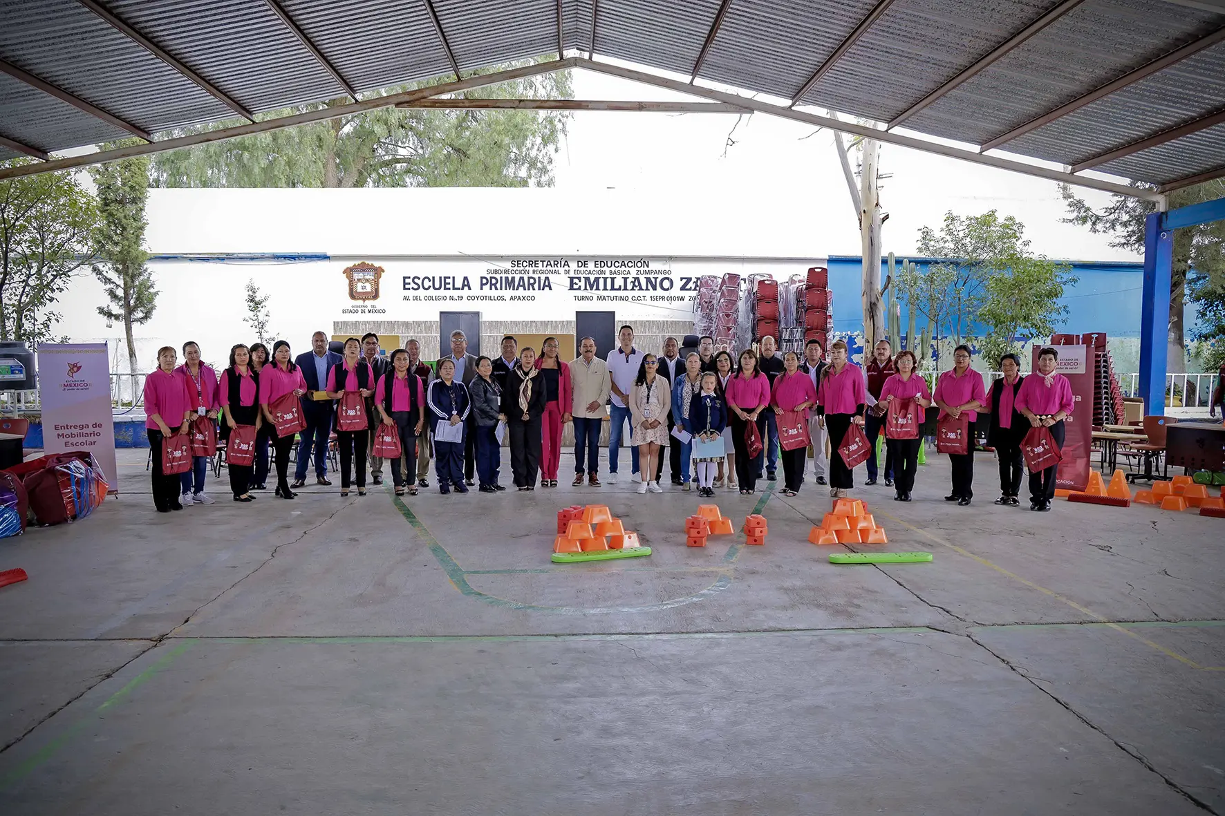 Mejoran escuelas con 63 MDP en Apaxco y Hueypoxtla Edoméx