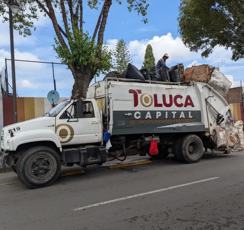 Modernizó Toluca su servicio de recolección de residuos