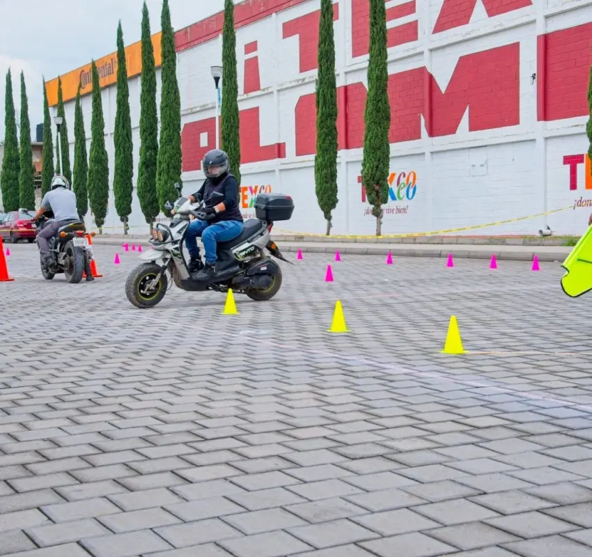Nuevo módulo para certificación de motociclistas en Tlalnepantla