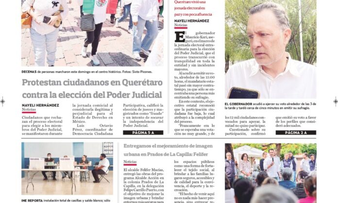 Querétaro vivió una jornada electoral en paz: Mauricio Kuri ...