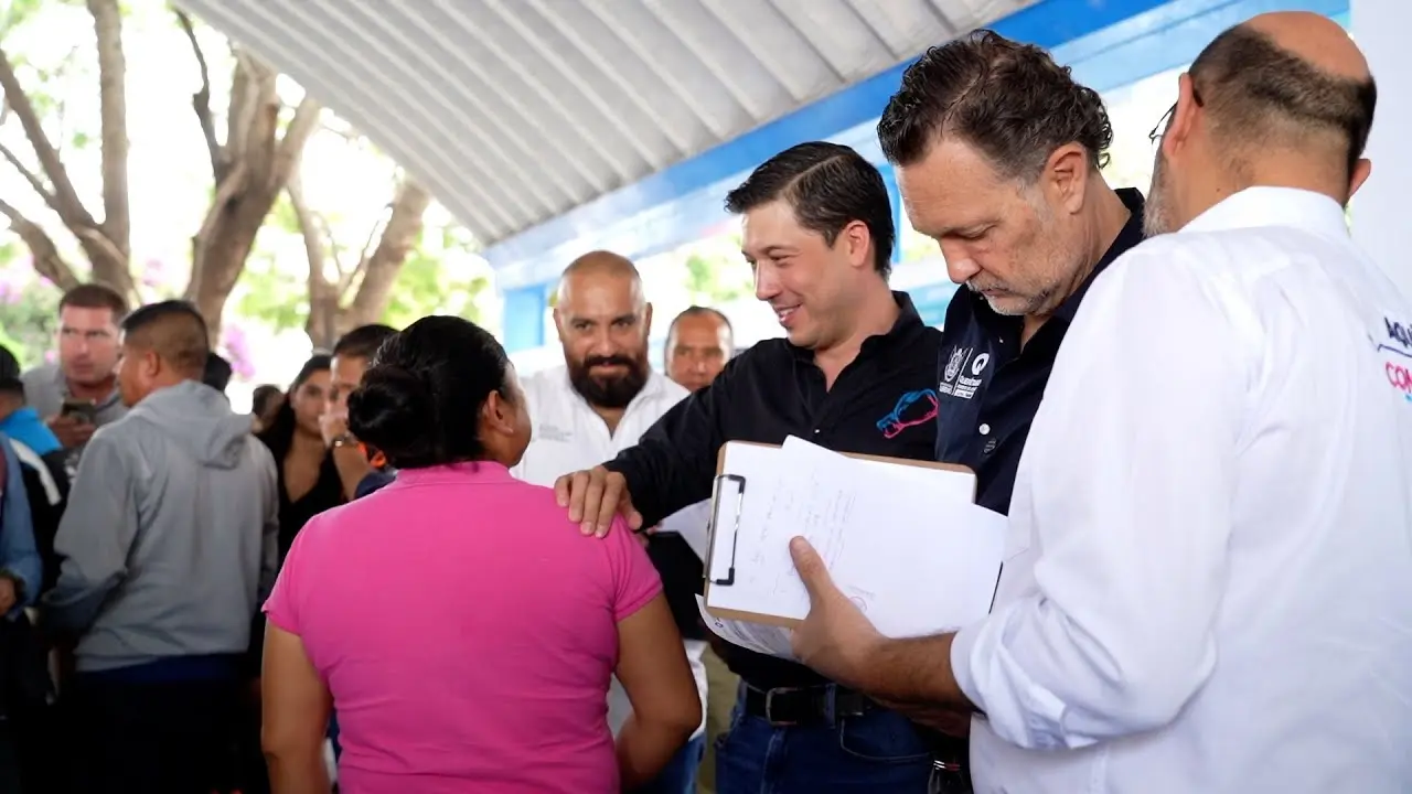 Kuri y Monsalvo refuerzan trabajos por El Marqués en la Jornada Contigo en  Amazcala