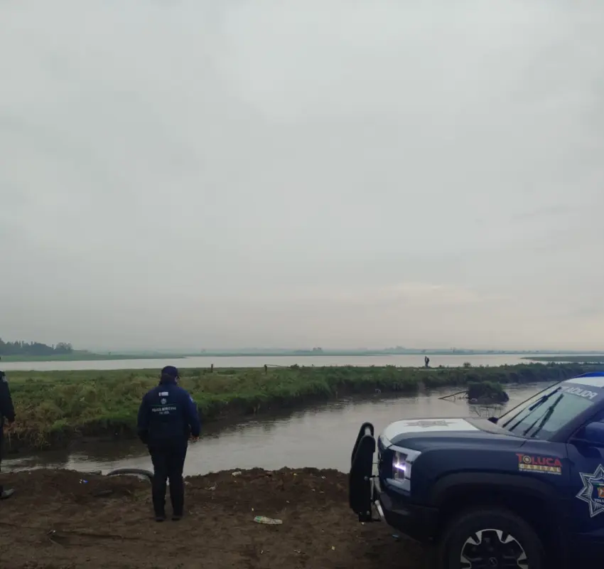 Vigilan ríos y canales en Toluca ante intensas lluvias