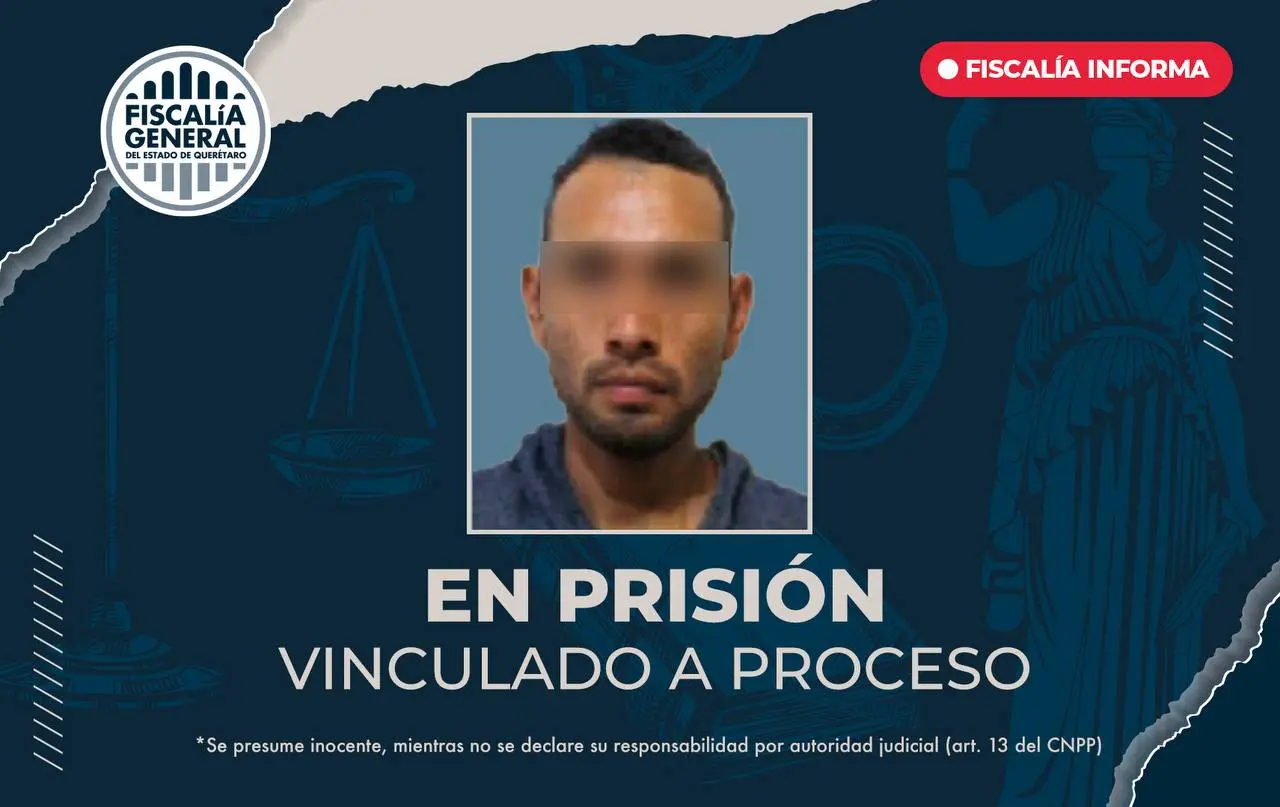 Vinculado a proceso por robo calificado   Informe Queretano