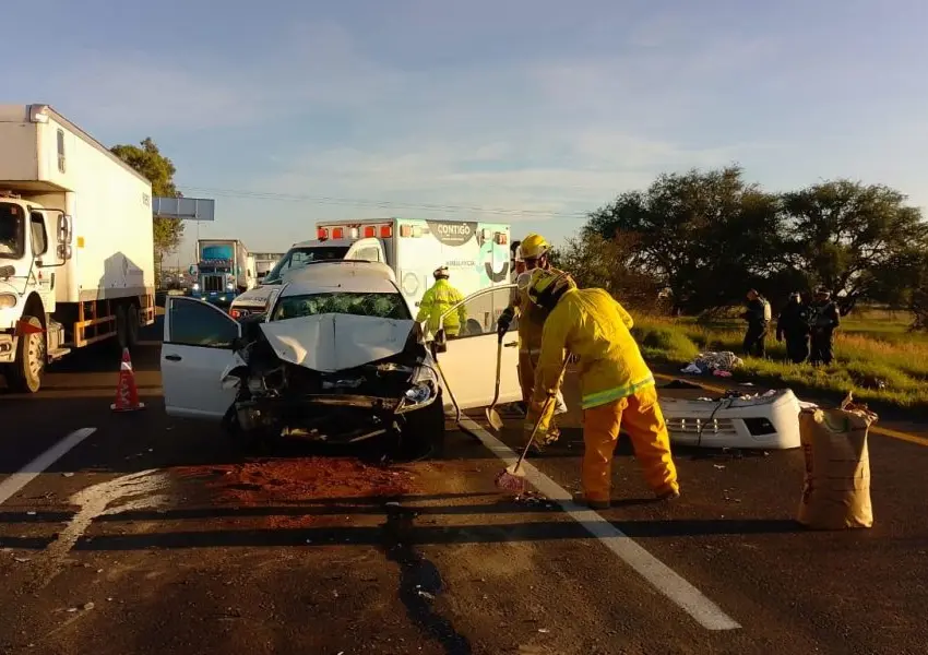 Accidente en la 57 deja varias personas heridas