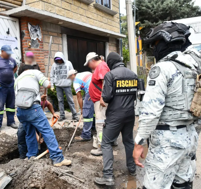 Aseguraron 11 pozos y 25 tomas clandestinas en varios municipios del Edomex