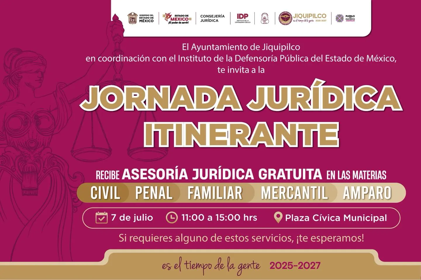 Asesoría jurídica gratis en Jiquipilco   Primero Editores