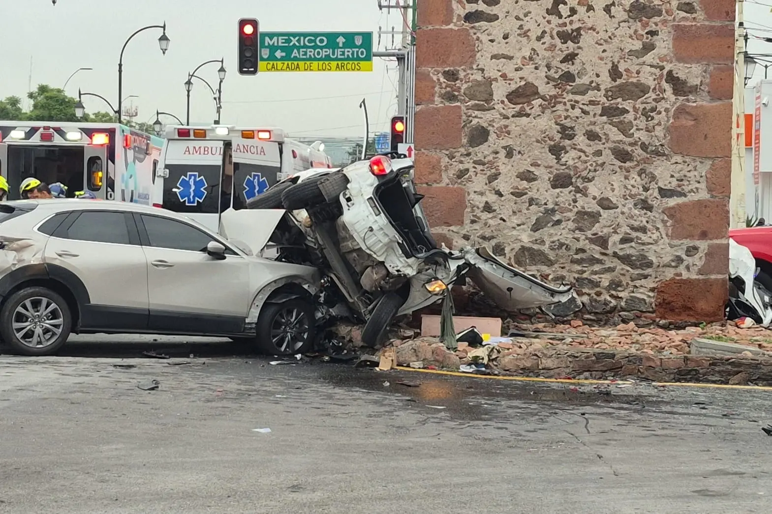 Conductora de la camioneta que protagonizó el accidente se