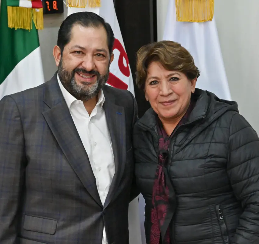 Delfina Gómez se reunió con Francisco Vázquez, presidente de la Jucopo