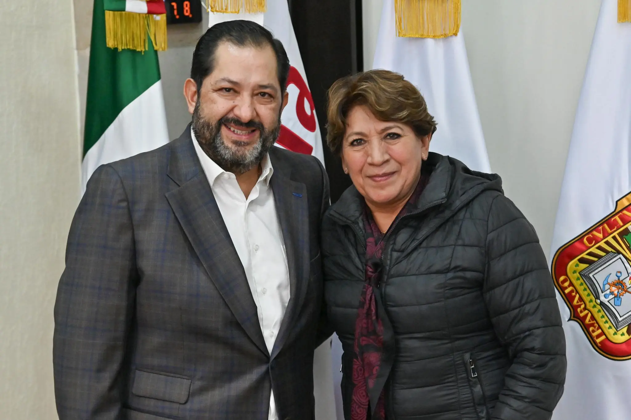 Delfina Gómez se reunió con Francisco Vázquez presidente de la