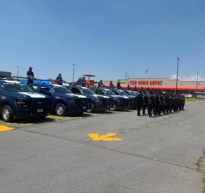 Desplegaron Operativo Rastrillo para reforzar seguridad en Toluca