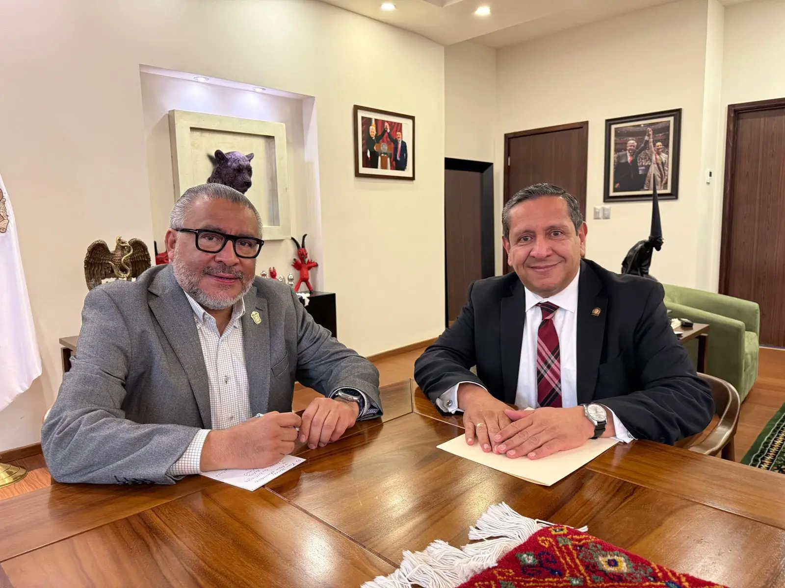 Destacó Horacio Duarte diálogo con el próximo presidente del Poder