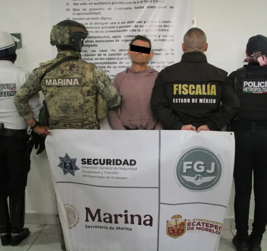 Detenido por tirar basura en Ecatepec tiene órdenes de aprehensión en CDMX