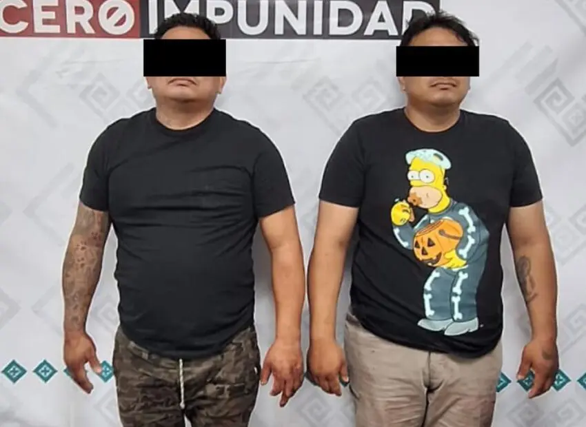 Detienen a dos por daños