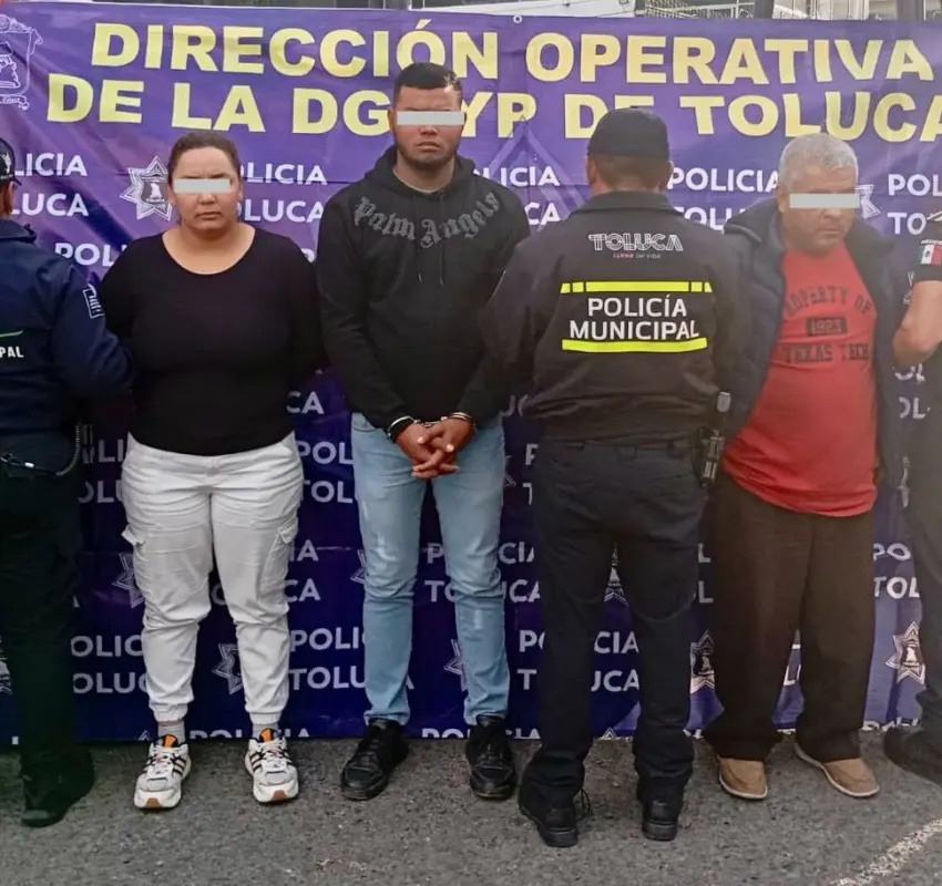 Detuvieron a banda dedicada al cobro gota a gota en Toluca
