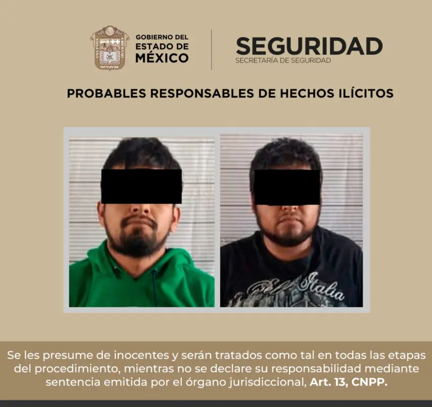 Detuvieron a integrantes de la Familia Michoacana en Almoloya de Juárez