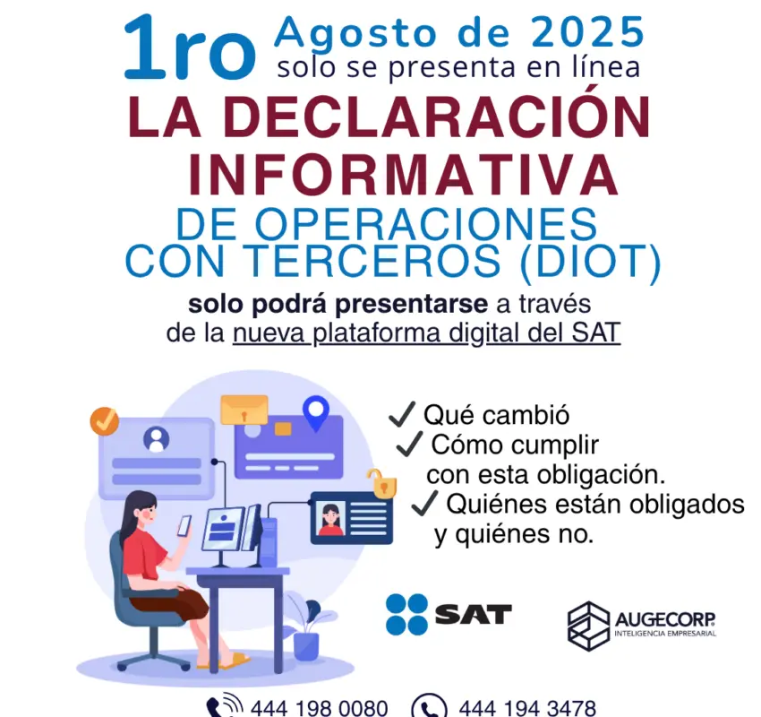 DIOT 2025: nueva plataforma digital para declarar operaciones con terceros
