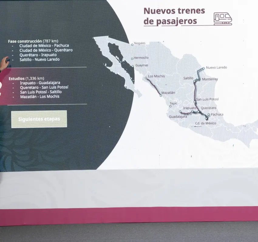 En agosto arrancan obras de trenes Querétaro-Irapuato y Saltillo-Nuevo Laredo