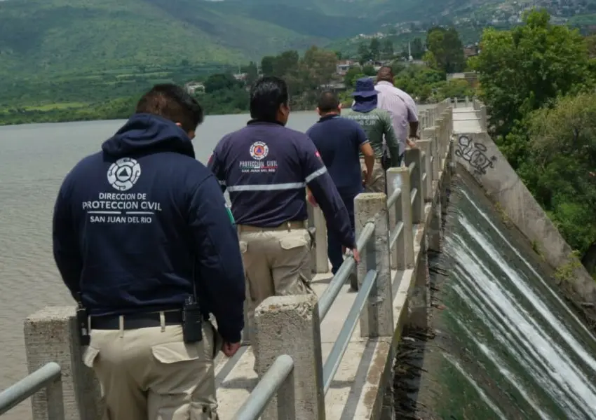 En proceso desfogues controlados en presas de San Juan