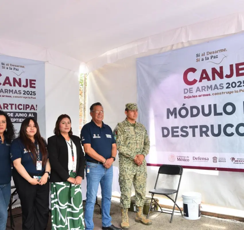 Entregaron 3MDP en Canje de Armas 2025 en Edoméx