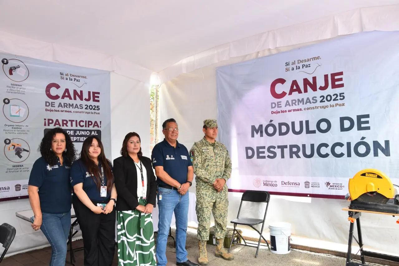 Se han entregado más de 3 mdp por canje de armas en EdoMéx   El Valle