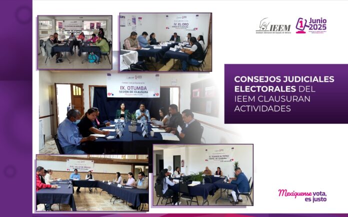 Finalizó sesión de cierre del Proceso Electoral Judicial ...