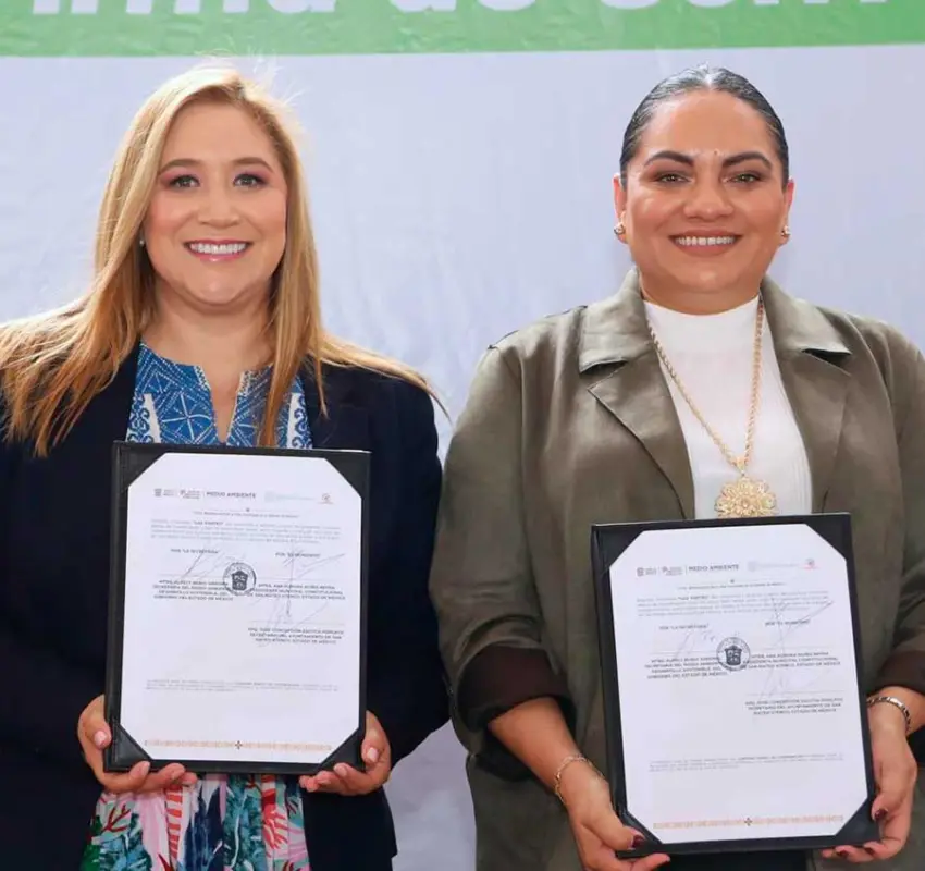 Firmó San Mateo Atenco convenios por un desarrollo ambiental sostenible