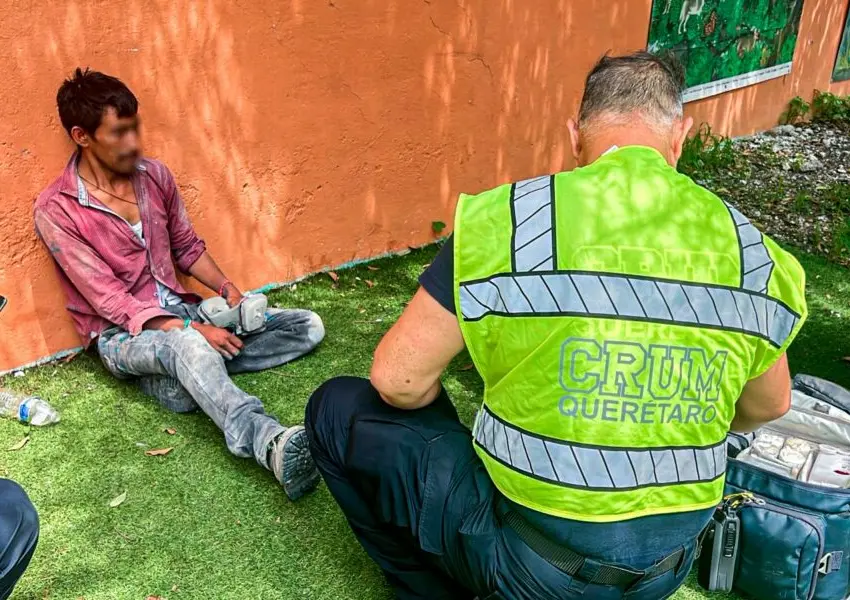 Hombre se intoxica al pintar en espacio confinado