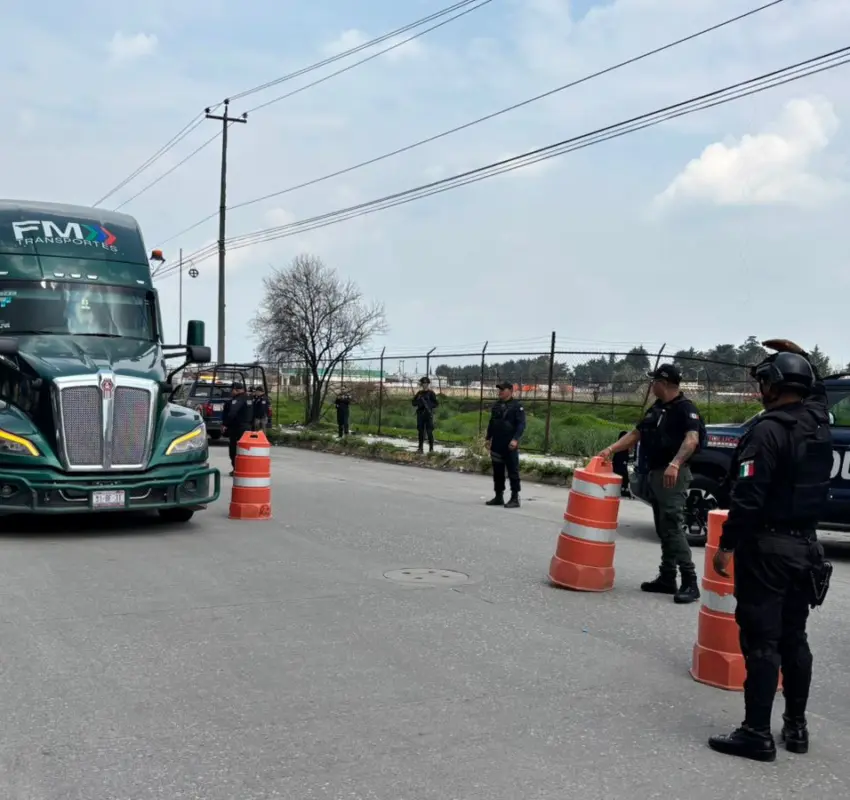 Implementaron en Toluca Operativo Pegaso contra robo a transporte de carga