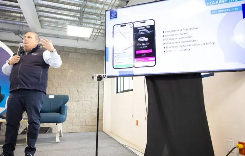 Instalarán botones de demanda para taxis en comercios de Querétaro