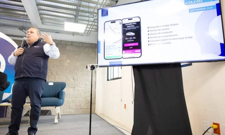 Instalarán botones de demanda para taxis en comercios de Querétaro