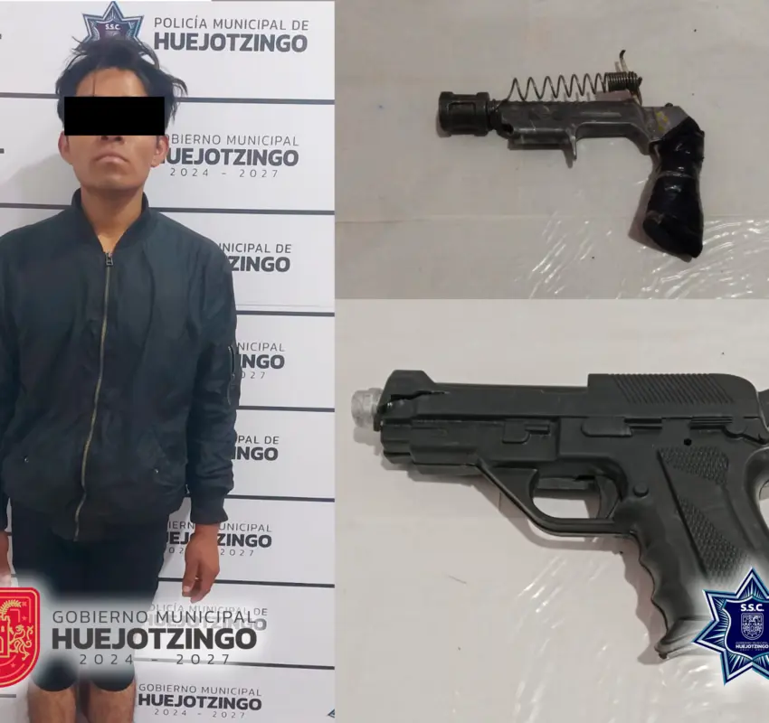 La detienen por posesión de arma de fuego hechiza
