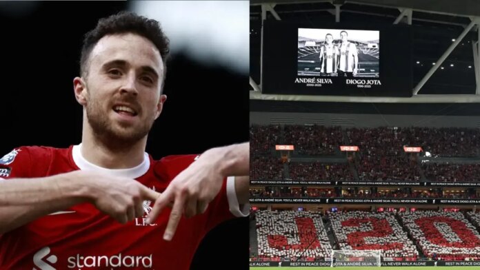 Liverpool inmortaliza a Diogo Jota en Anfield Road tras su muerte ...