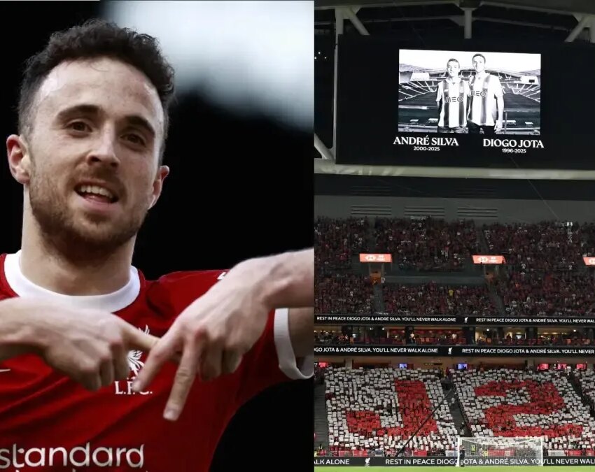Liverpool inmortaliza a Diogo Jota con escultura en Anfield