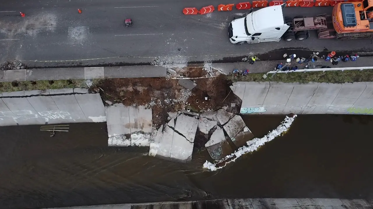 Lluvia afectó tres drenes en la capital el más dañado fue en
