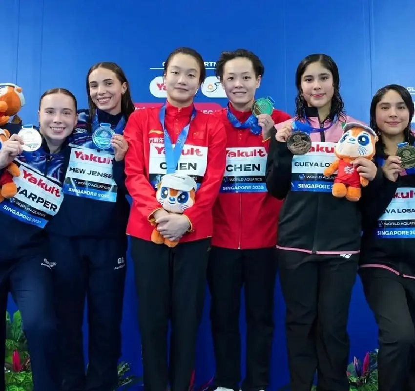 Mexicanas empiezan participación en Singapur con un bronce