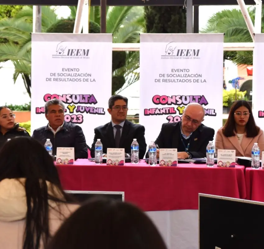 Presentó IEEM resultados de Consulta Infantil en Ocuilan