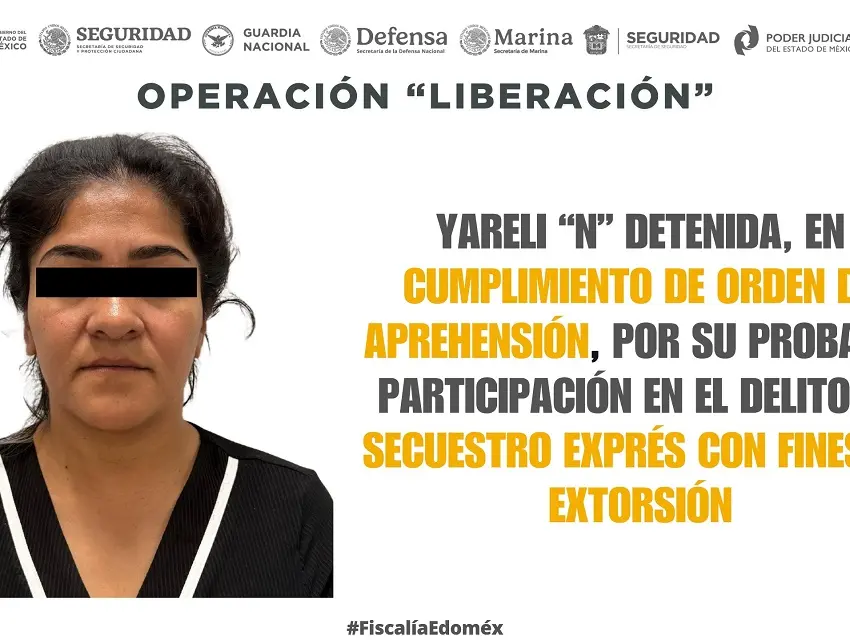 Prisión preventiva para exregidora de Ixtapan de la Sal por secuestro exprés