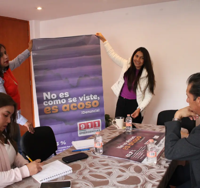 Promovieron transporte público seguro para mujeres en Toluca